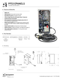 PF53 epanel spec sheet